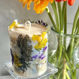 Candera Candles Meadowlight Botanical Soy Candle Wildflower Spring Decor Gift image 1