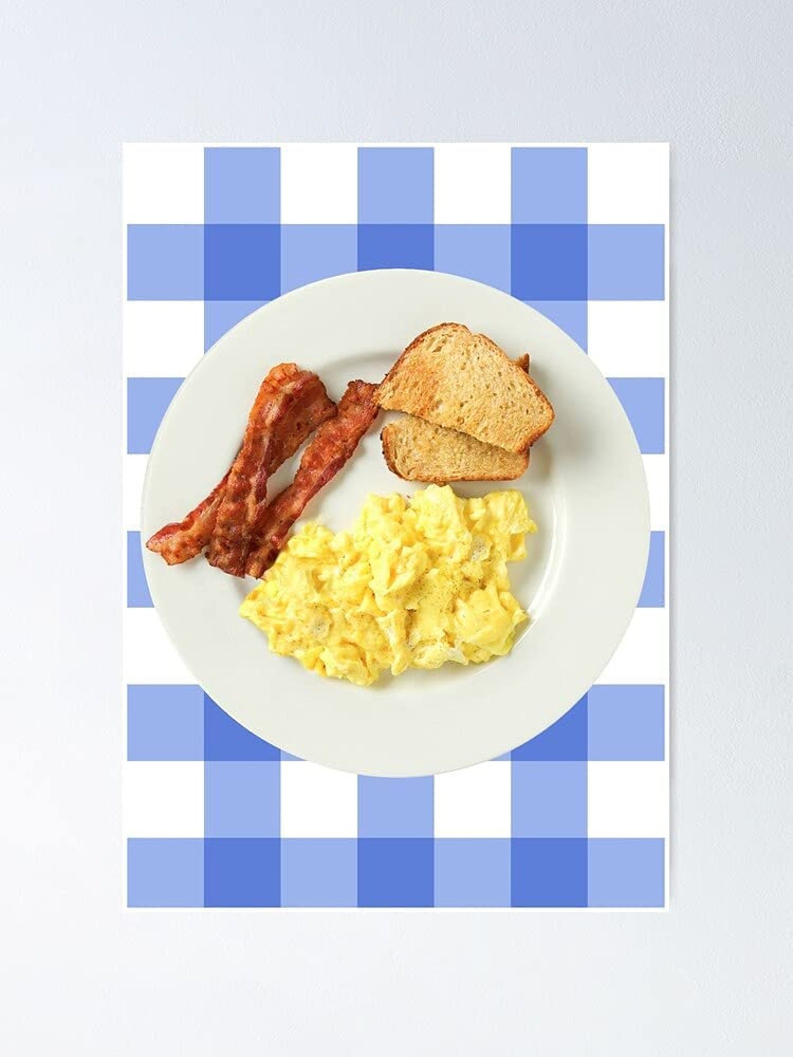 Breakfast Ron Swanson Poster Bacon Eggs And Toast Poster Etsy