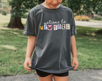 Welcome To New York Youth Shirt, 1989 Era Shirt, Taylor New York Shirt, Comfort Colors, Eras Shirt, Gift For Her, New York Trip Shirt