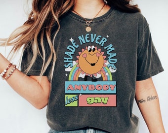 Shade Never Made Anybody Less Gay T-Shirt, Gaylor Shirt, You Need To Calm Down Tshirt, Pride Month Shirt, Pride Parade Shirt, Eras Merch