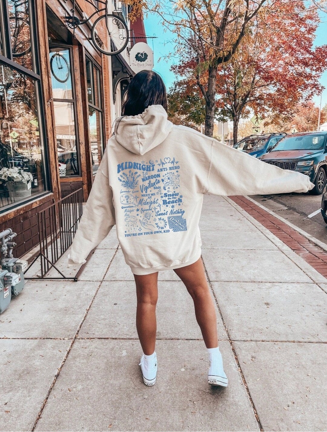 Midnight Hoodie, Eras Hoodie, Gift for Her, Cozy Hoodie, Trendy Hoodie