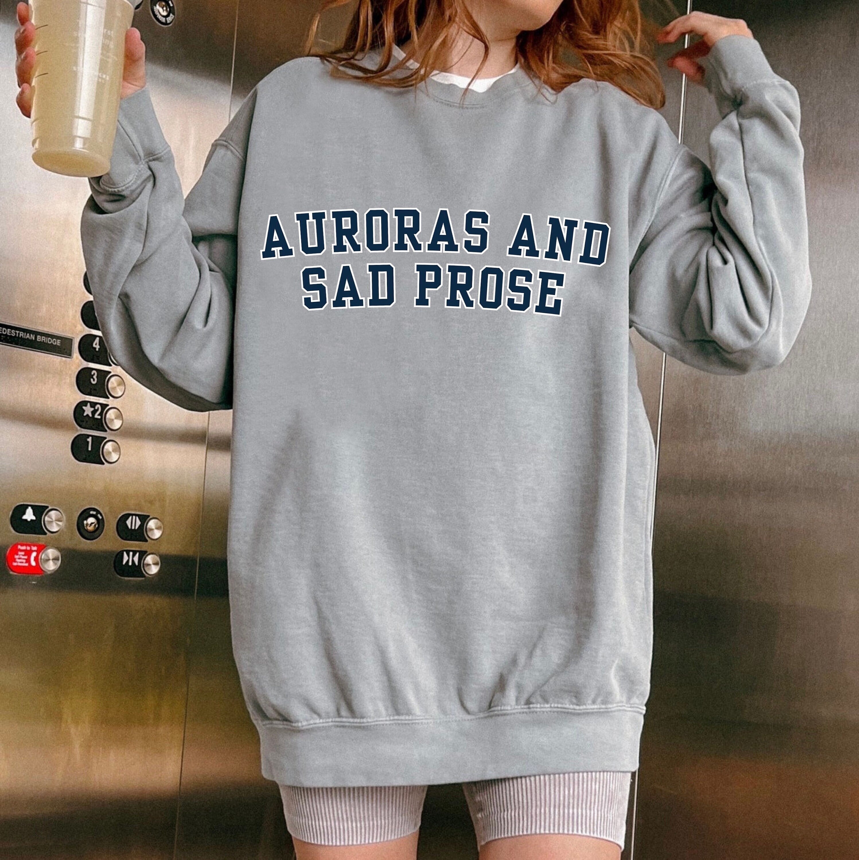 Auroras Crewneck Sad Prose Sweatshirt Folklore Era Comfort Colors Etsy