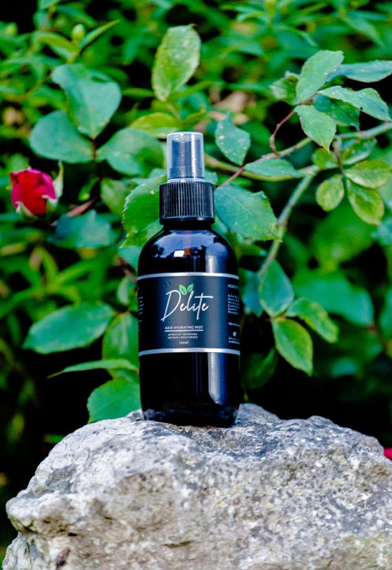 Aloe Vera Rosewater Hair Mist - Hydrating & Detangling Spray for Dry Hair,  Beard Care, Natural Ingredients