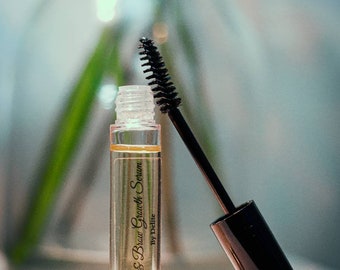 Wimpern- und Augenbrauen-Serum I Biologisch-veganer Wimpern- und Brauen-Enhancer I natürliches Haarwuchsformel