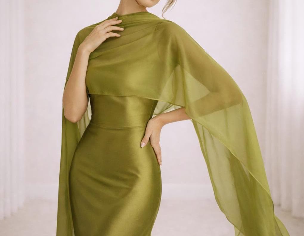Green Shawl for Evening Dress - Etsy