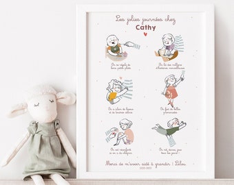 Thank you Nanny / Daycare poster * TO BE PERSONALIZED *