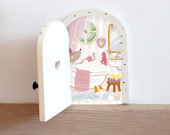 Illustration Petite Porte Magique / Fairy Door / Ballerines
