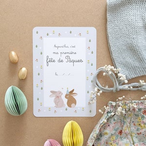 Carte A5 Ma première fête de Pâques