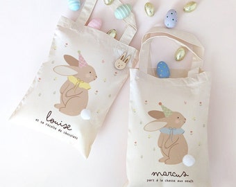 Panier de Pâques Lapin * * Personnalisable * *
