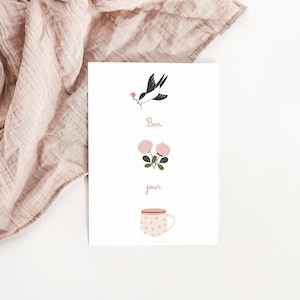 Carte Arrivée du printemps