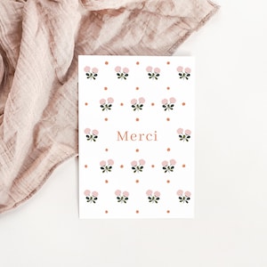 Carte Merci printannière