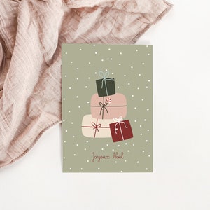 Carte Cadeaux de Noël