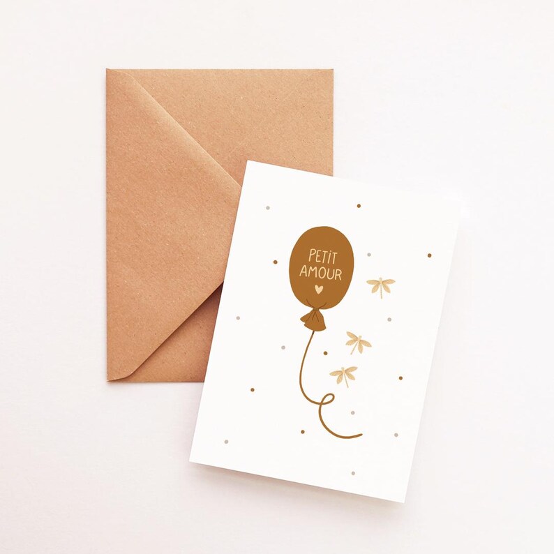 Carte Ballon Petit Amour image 2