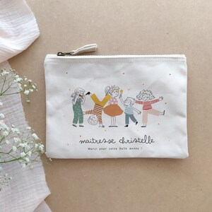 Trousse Merci pour cette belle année / Maître, Maîtresse, Atsem, Nounou * * A PERSONNALISER * *