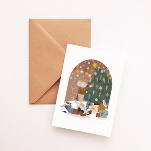 Carte Noël Petites Souris image 2