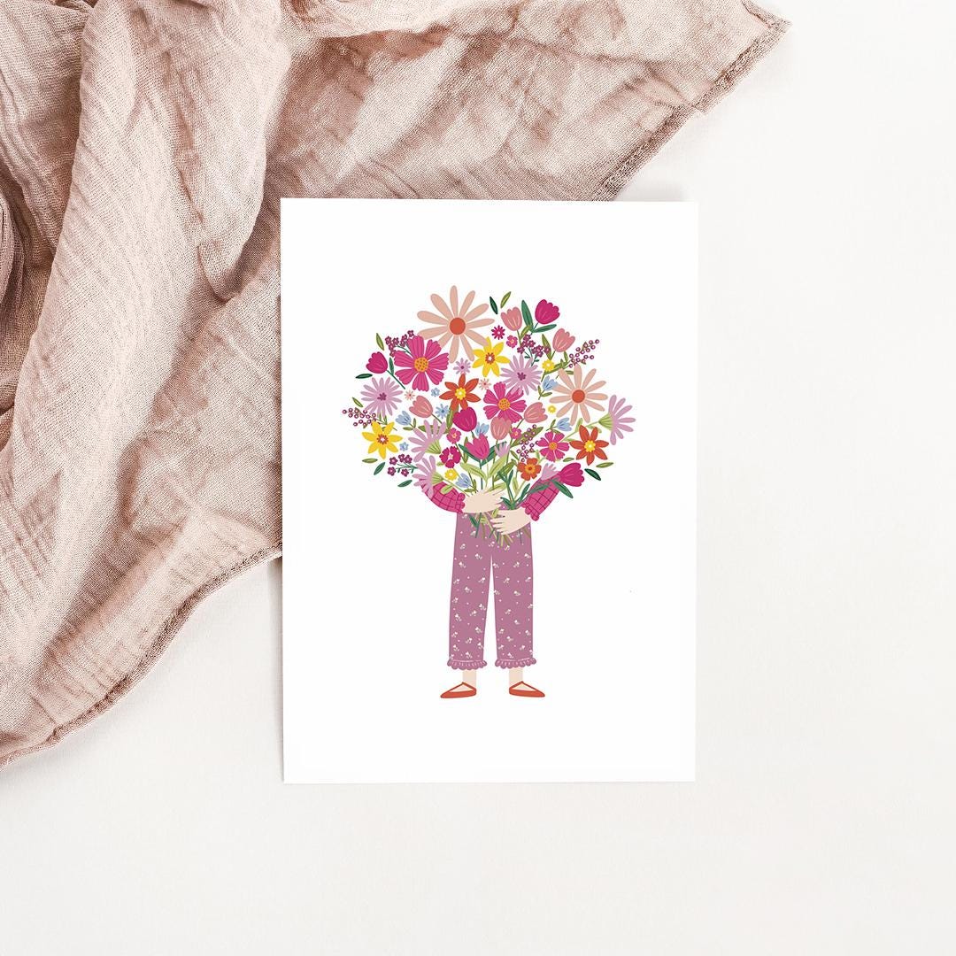 Floral Bloom Map - Etsy