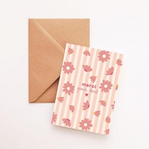 Carte Merci pour tout / Maître, Maîtresse, Atsem, Nounou image 2
