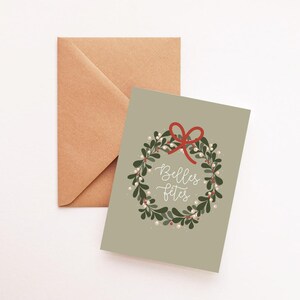 Carte Couronne de Noël image 2