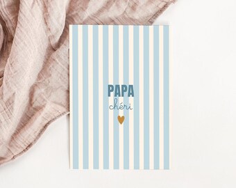Carte Papa chéri