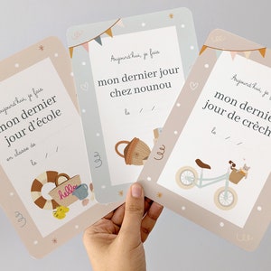 Carte A5 Mon dernier jour de crèche image 3