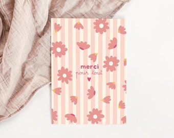 Carte Merci pour tout / Maître, Maîtresse, Atsem, Nounou