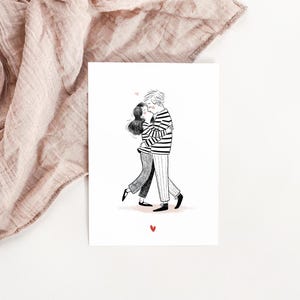 Carte Couple amoureux