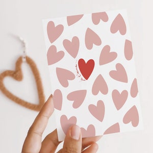 Carte Coeurs en folie, je t'aime... image 3