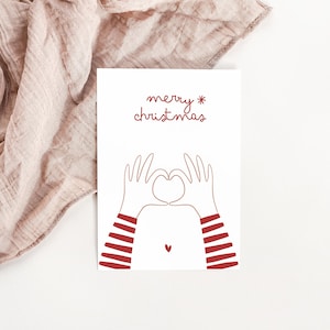 Tarjeta de amor feliz Navidad