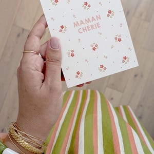 Cartão florido "Querida mamãe" imagem 3