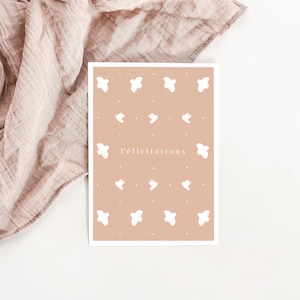 Birth card congratulations doves