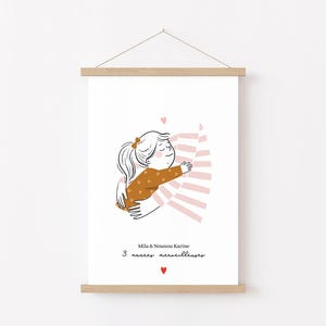 Póster de abrazos de niñera/guardería *PARA PERSONALIZAR*