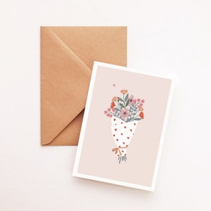 Carte Bouquet d'amour image 2