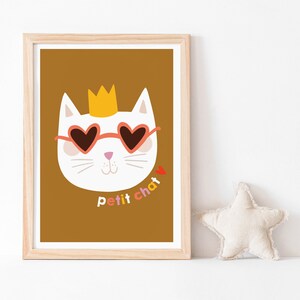 Poster per bambini A4 - Piccolo gatto