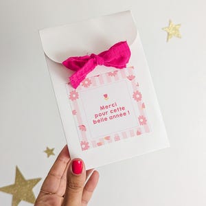 Gracias por esta maravillosa bolsa de regalo de año nuevo - Maestra, Niñera, Atsem