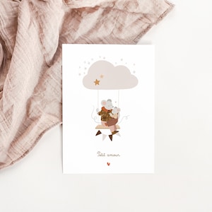 Tarjeta de poesía y ternura.