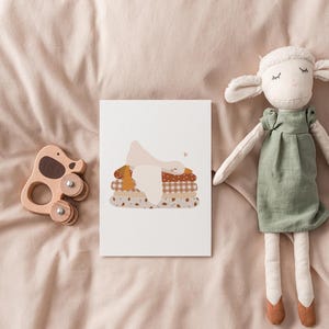 Carte Doudou oie d’automne image 3