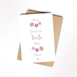 Carte Belle fête Mamie