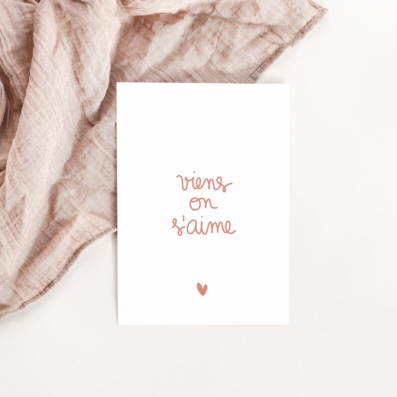 Carte Viens on s'aime ! image 1