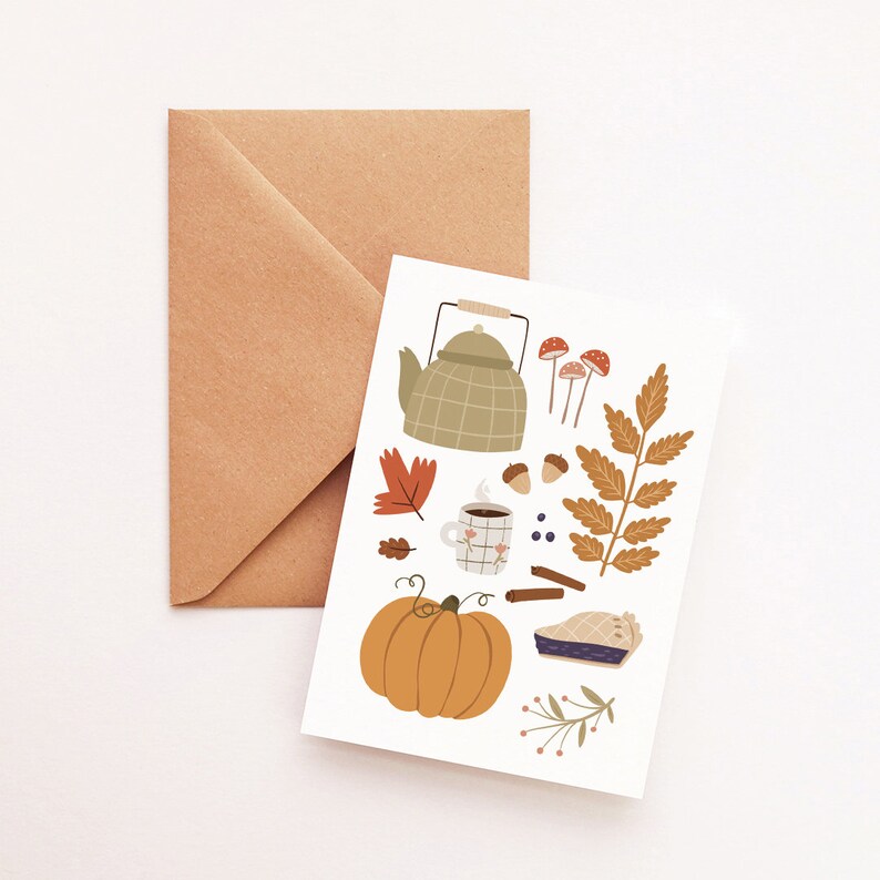 Carte saison d'automne image 2