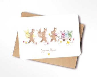 Happy Easter Rainbow Card
