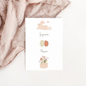 Carte Joyeuses Pâques