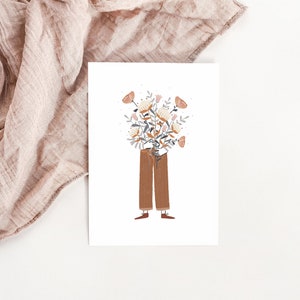 Carte amour fête des mères / petit garçon
