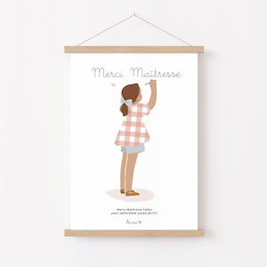 Póster A5/A4 - Gracias Maestro, Atsem, Niñera *PARA PERSONALIZAR*