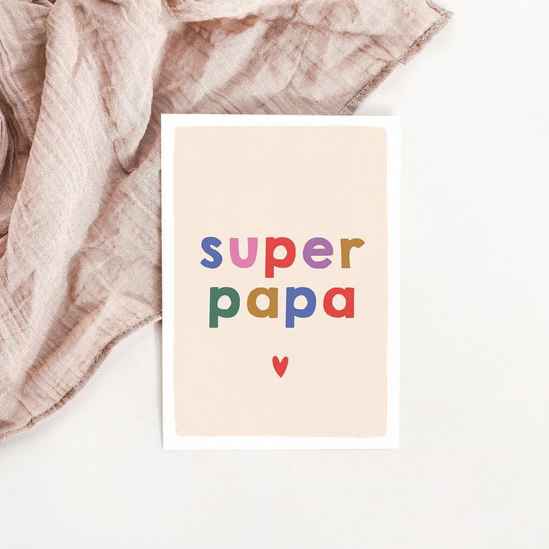 Carte Super Papa - Fête des pères image 1