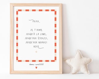 Affiche Mots d'enfants - A PERSONNALISER