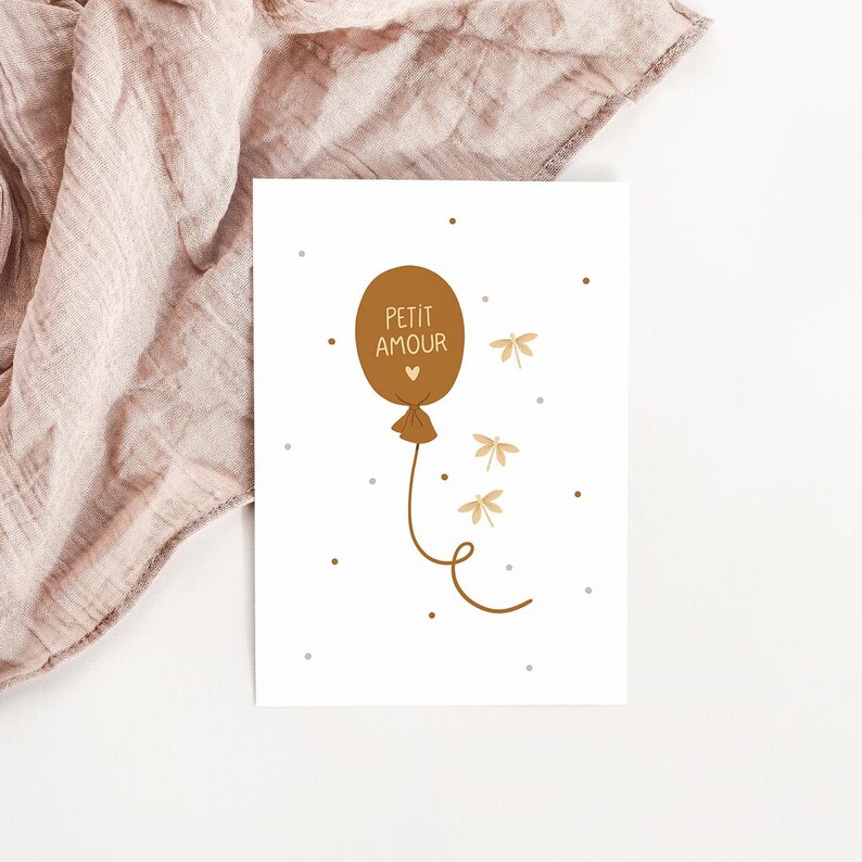 Carte Ballon Petit Amour image 1