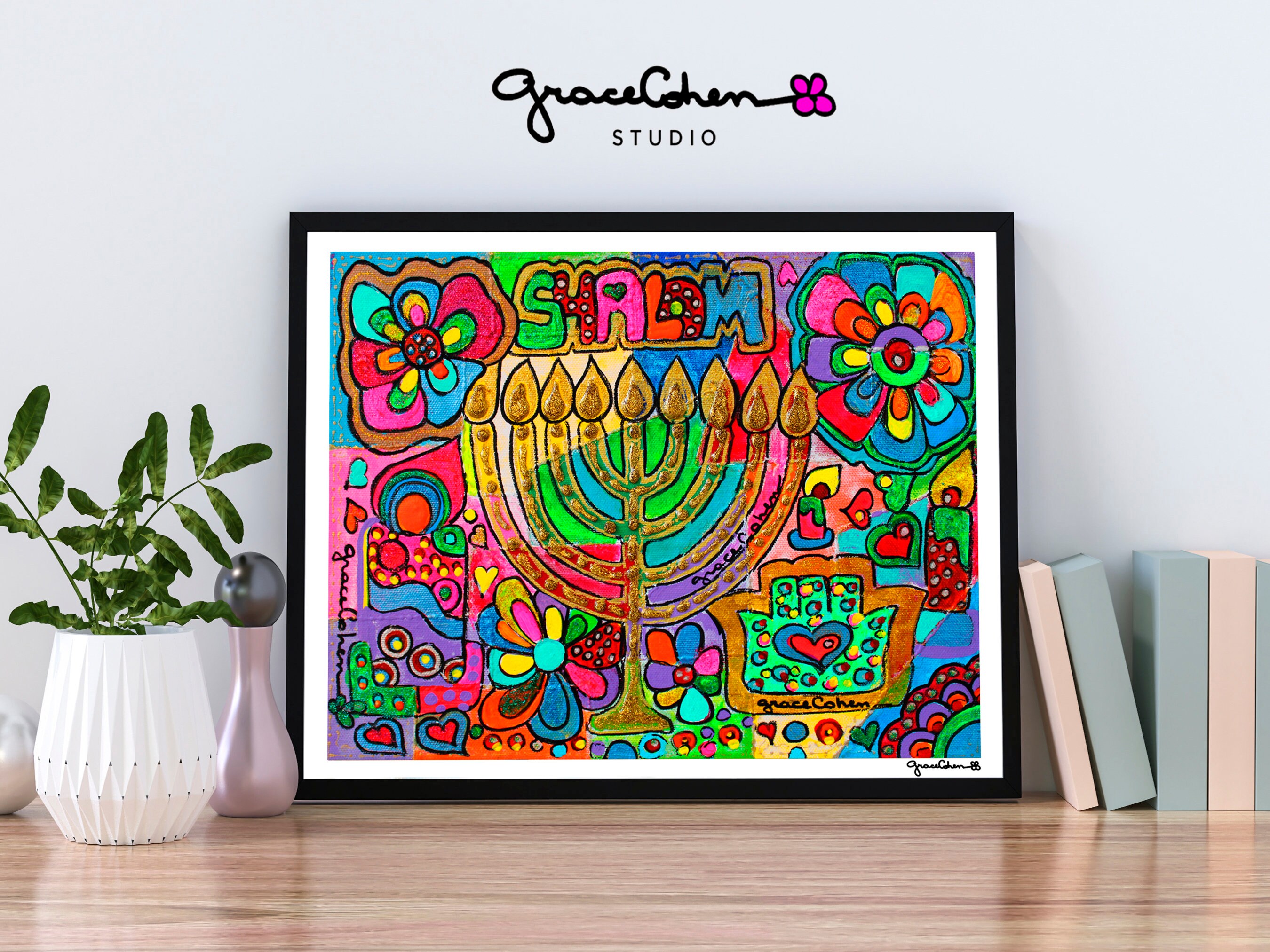 Judaica Art Print Judaica Artwork Judaica Wall Art - Etsy