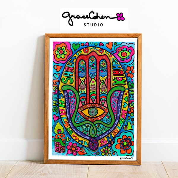 Hamsa Poster - Etsy