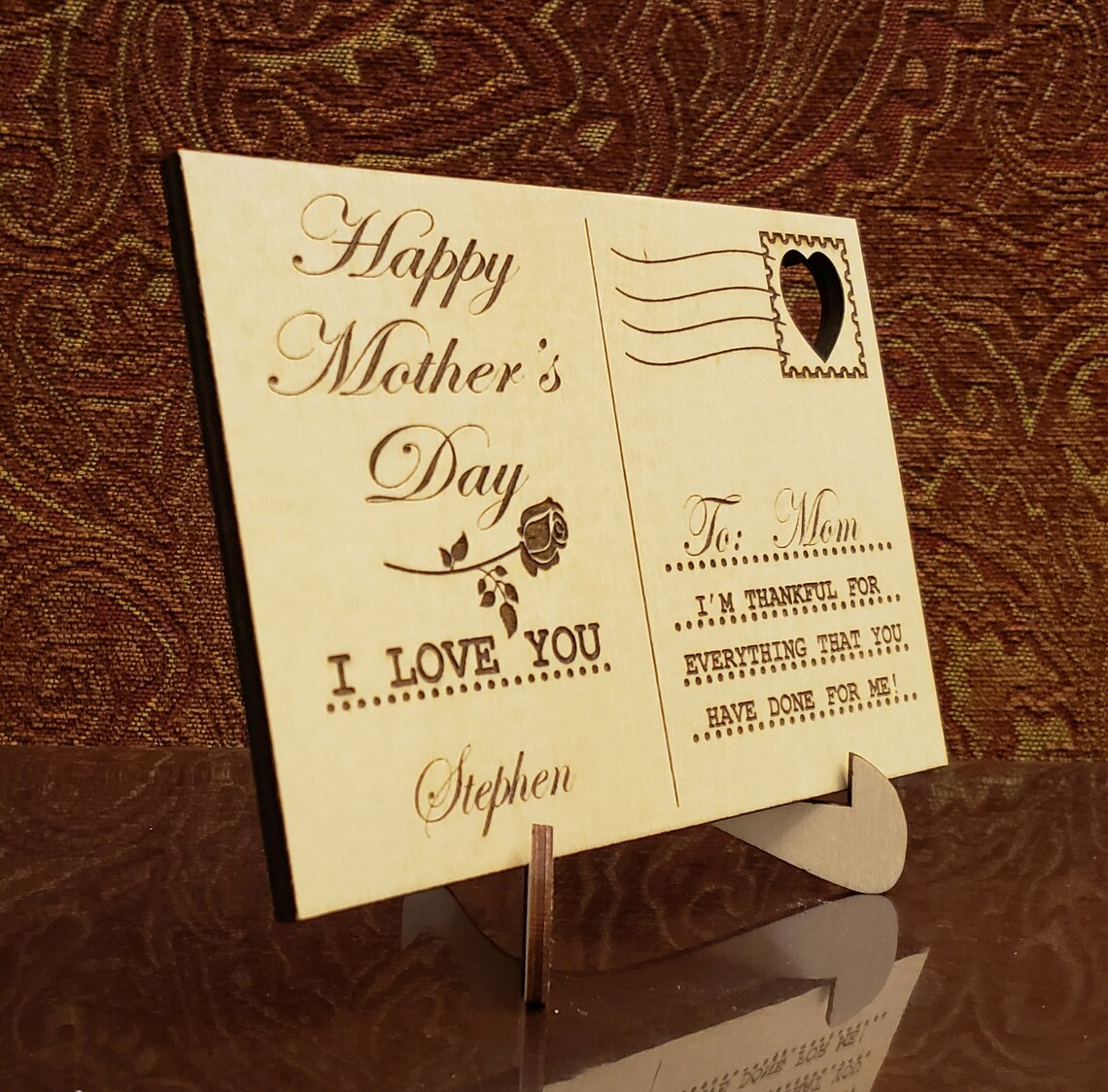 Laser Engraved Mother's Day Gifts Etsy