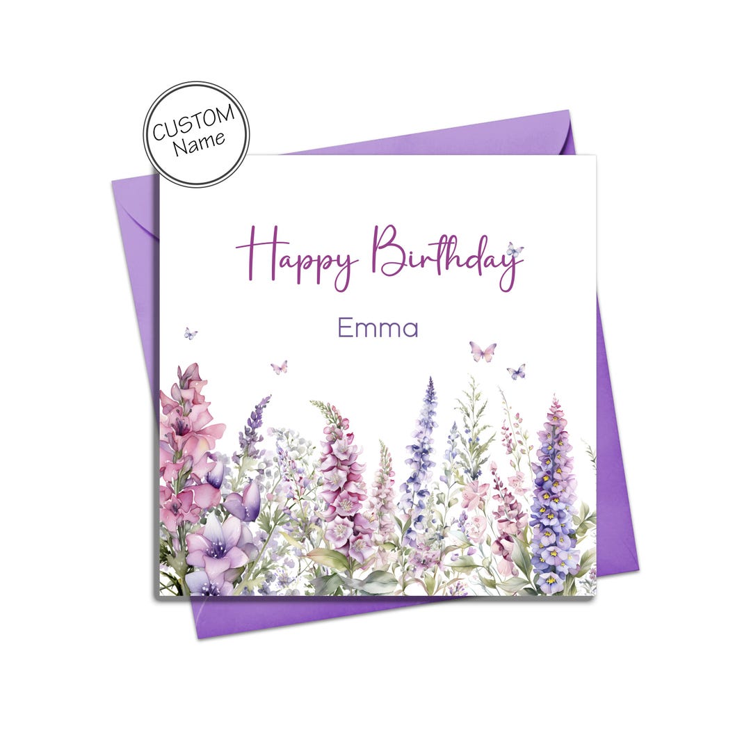 Birthday Card for Her - Female Birthday Card - Happy Birthday - Ladies